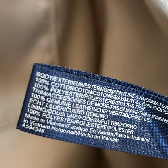 American Leather Co. Finley Canvas Large Tote   NWOT - Picture 12 of 14